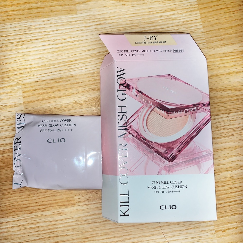 Clio kill cover mesh glow cushion with spf 50+ pa+++ REFILL ONLY in shade linen